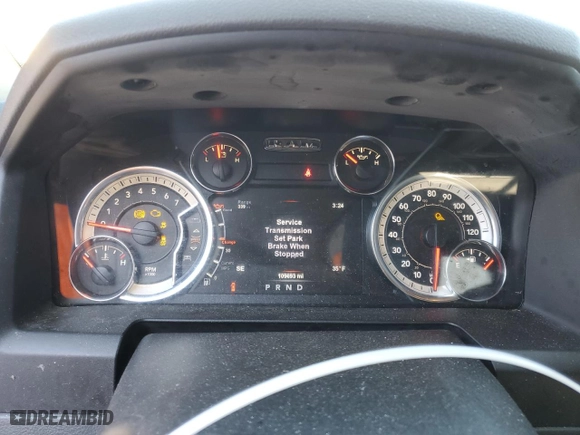 2018 Ram 1500 Big Horn with VIN 3C6RR6LT9JG225270, listed as a Copart auction lot 42059035 with 109,693 mi miles and Salvage Title. Bid and sale history available at carsss.com. Image 9.