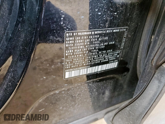 2019 Volkswagen Tiguan SE z VIN 3VV3B7AX2KM050444, wystawiony jako Copart lot #62881895 z przebiegiem 41 836 mil mil oraz Szkoda całkowita • Salvage title. Historia ofert i sprzedaży dostępna na DreamBid. Obrazek 13.