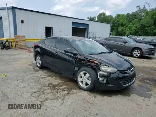 2013 Hyundai Elantra GLS with VIN KMHDH4AE5DU753769, listed as a Copart auction lot 58763055 with 108,331 mi miles and Salvage title. Bid and sale history available at DreamBid. Image 13.