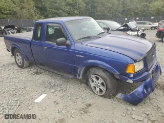 2003 Ford Ranger XL Fleet with VIN 1FTYR44VX3TA23486, listed as a Copart auction lot 78978694 with 74,920 mi miles and Non Repairable. Bid and sale history available at carsss.com. Image 4.
