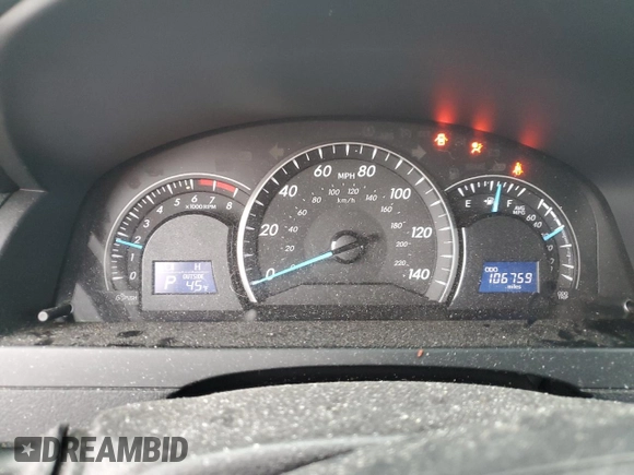 2015 Toyota Camry XLE with VIN 4T4BF1FK1FR484219, listed as a Copart auction lot 44541335 with 106,759 mi miles and Salvage Title. Bid and sale history available at carsss.com. Image 9.