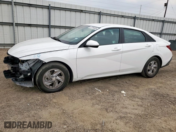 2024 Hyundai Elantra SE с VIN KMHLL4DG9RU851475, выставлен на аукционе Copart как лот 57286505 с пробегом 13 332 миль миль и Списание • Salvage title. История ставок и продаж доступна на DreamBid. Изображение 1.