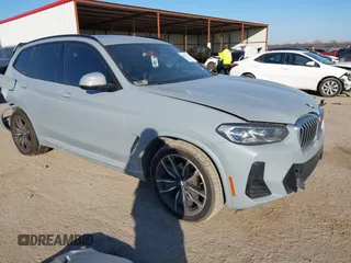 2022 BMW X3 sDrive30i with VIN WBX47DP07NN133605, listed as a IAAI auction lot 41271553 with 47,389 mi miles and . Bid and sale history available at DreamBid. Image 1.