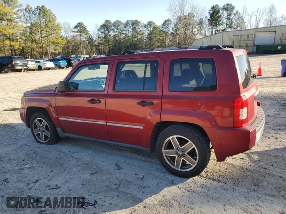 2009 Jeep Patriot Limited with VIN 1J4FT48B89D170220, listed as a Copart auction lot 44338455 with 194,154 mi miles and Salvage title. Bid and sale history available at DreamBid. Image 2.