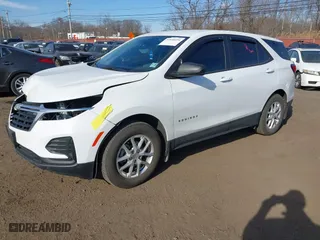 2022 Chevrolet Equinox LS with VIN 3GNAXSEV6NS219973, listed as a IAAI auction lot 41646434 with 22,266 mi miles. Bid and sale history available at carsss.com. Image 18.
