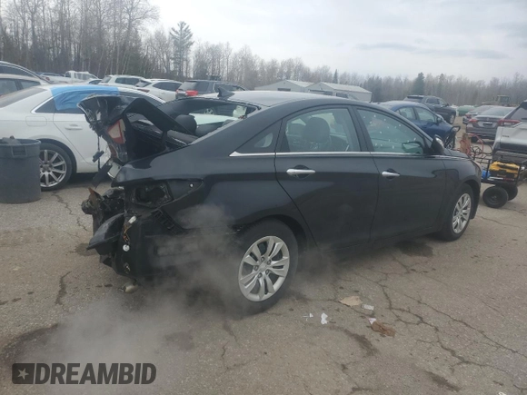 2011 Hyundai Sonata Limited with VIN 5NPEC4AC1BH066785, listed as a Copart auction lot 51503175 with 142,396 mi miles and Salvage Title. Bid and sale history available at DreamBid. Image 3.