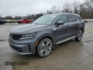 2023 Kia Sorento Hybrid EX with VIN KNDRHDLG7P5168800, listed as a Copart auction lot 44146615 with 67,005 mi miles and Salvage Title. Bid and sale history available at carsss.com. Image 1.