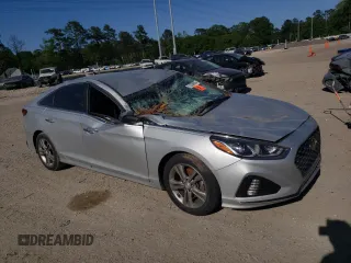 2019 Hyundai Sonata SEL with VIN 5NPE34AFXKH820017, listed as a Copart auction lot 51326955 with 141,345 mi miles and Salvage Title. Bid and sale history available at DreamBid. Image 4.