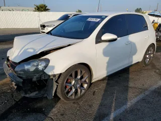2013 Volkswagen GTI with VIN WVWHV7AJ6DW130341, listed as a Copart auction lot 86924784 with 145,477 mi miles and Salvage Title. Bid and sale history available at carsss.com. Image 1.