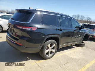 2021 Jeep Grand Cherokee Limited with VIN 1C4RJKBG2M8106998, listed as a Copart auction lot 49034945 with 44,269 mi miles and Salvage Title. Bid and sale history available at DreamBid. Image 3.