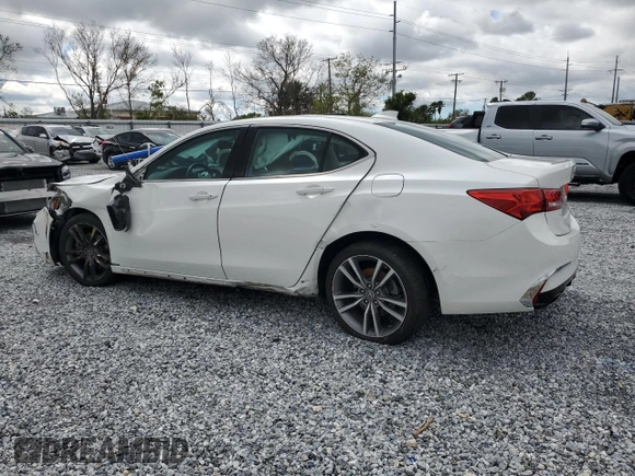 2020 Acura TLX w/Technology Pkg with VIN 19UUB2F48LA001835, listed as a Copart auction lot 46857585 with 39,885 mi miles and Non Repairable. Bid and sale history available at carsss.com. Image 2.