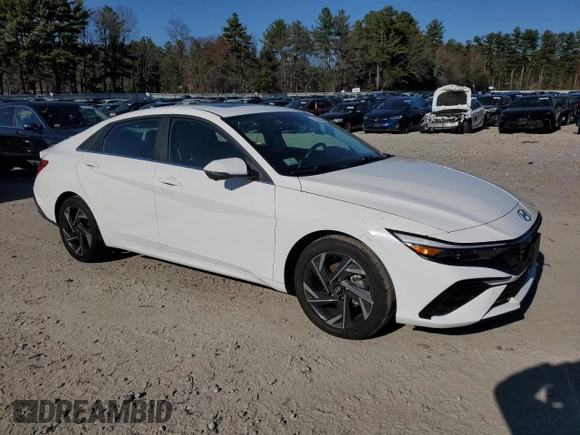 2024 Hyundai Elantra Limited с VIN KMHLP4DG1RU654630, выставлен на аукционе Copart как лот 52324845 с пробегом 18 196 миль миль и Списание • Salvage title. История ставок и продаж доступна на DreamBid. Изображение 4.