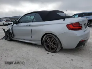 2016 BMW 2 Series 228i with VIN WBA1K9C57GV710355, listed as a Copart auction lot 89072625 with 80,925 mi miles and Salvage Title. Bid and sale history available at carsss.com. Image 2.
