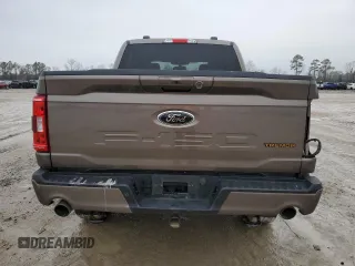 2023 Ford F-150 XL with VIN 1FTEW1E81PFB44320, listed as a Copart auction lot 43208905 with 37,499 mi miles and Salvage Title. Bid and sale history available at carsss.com. Image 6.