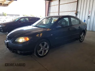 2005 Mazda 3 s with VIN JM1BK323051292729, listed as a Copart auction lot 46918825 with 168,205 mi miles and Clean Title. Bid and sale history available at carsss.com. Image 1.