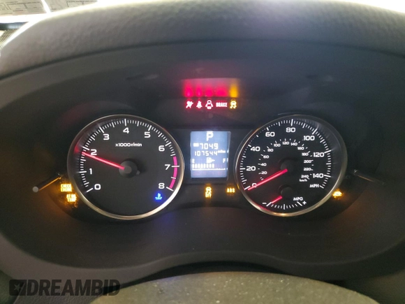 2016 Subaru Crosstrek Premium z VIN JF2GPABC0G8318639, wystawiony jako Copart lot #51131665 z przebiegiem 107 544 mil mil oraz Szkoda całkowita • Salvage title. Historia ofert i sprzedaży dostępna na DreamBid. Obrazek 9.