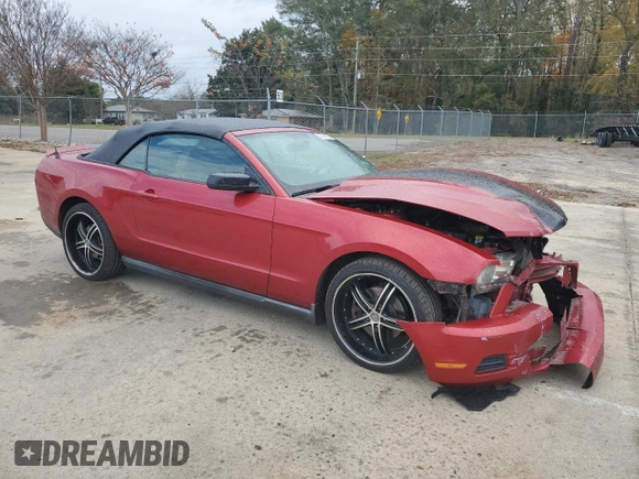 2011 Ford Mustang V6 with VIN 1ZVBP8EM8B5126401, listed as a Copart auction lot 82474674 with 170,384 mi miles and Salvage Title. Bid and sale history available at carsss.com. Image 4.