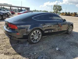 2014 Audi A7 3.0 TDI Prestige with VIN WAU2MAFC8EN078621, listed as a Copart auction lot 71978114 with 101,123 mi miles and Salvage Title. Bid and sale history available at carsss.com. Image 3.