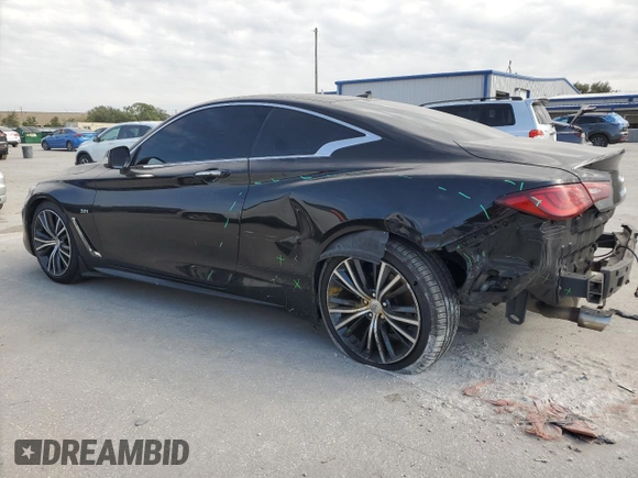 2018 Infiniti Q60 Sport with VIN JN1EV7EK5JM341496, listed as a Copart auction lot 75397364 with 89,868 mi miles and Non Repairable. Bid and sale history available at DreamBid. Image 2.