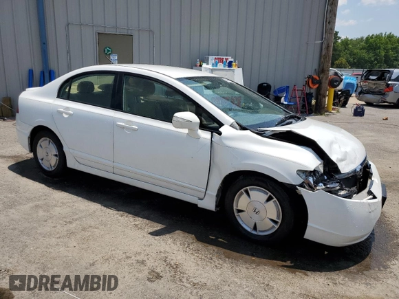 2007 Honda Civic with VIN JHMFA36227S017140, listed as a Copart auction lot 60452205 with 154,729 mi miles and Salvage title. Bid and sale history available at DreamBid. Image 4.