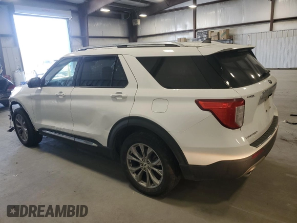 2022 Ford Explorer Limited with VIN 1FMSK8FH7NGB19320, listed as a Copart auction lot 51038435 with 62,824 mi miles and Salvage Title. Bid and sale history available at carsss.com. Image 2.