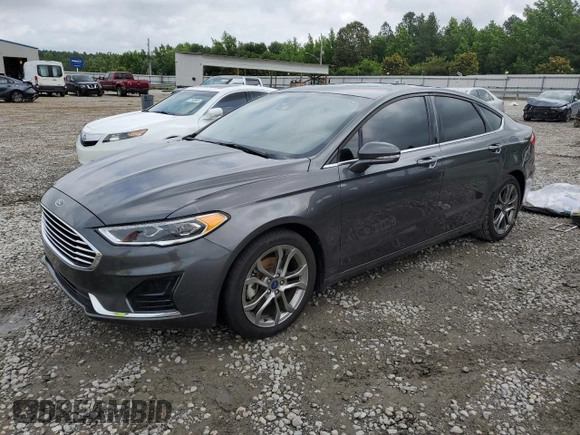2020 Ford Fusion SEL with VIN 3FA6P0CD2LR160797, listed as a Copart auction lot 57671175 with 72,346 mi miles and Salvage title. Bid and sale history available at DreamBid. Image 1.