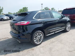 2022 Ford Edge Titanium with VIN 2FMPK4K99NBA12452, listed as a IAAI auction lot 42405627 with 53,015 mi miles and . Bid and sale history available at DreamBid. Image 4.