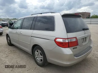 2005 Honda Odyssey EX-L with VIN 5FNRL38705B027709, listed as a Copart auction lot 55569185 with 204,295 mi miles and Clean Title. Bid and sale history available at DreamBid. Image 2.