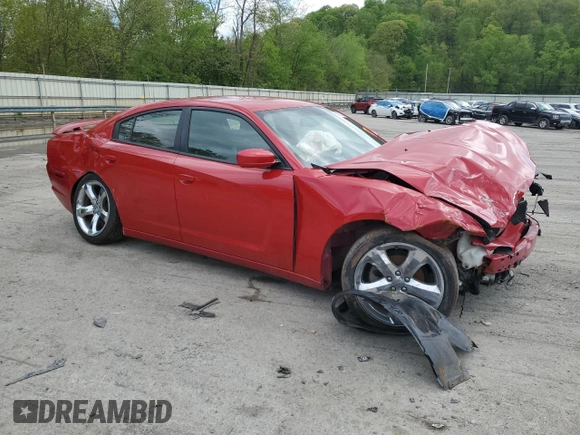 2012 Dodge Charger SXT with VIN 2C3CDXHG5CH178776, listed as a Copart auction lot 56191355 with Not Provided miles and Salvage Title. Bid and sale history available at DreamBid. Image 4.