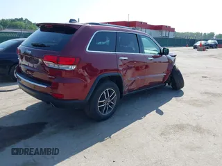 2020 Jeep Grand Cherokee Limited with VIN 1C4RJFBG3LC115535, listed as a IAAI auction lot 42551974 with 53,069 mi miles and . Bid and sale history available at DreamBid. Image 4.