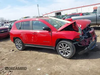 2017 Jeep Compass 75th Anniversary Edition with VIN 1C4NJDBB8HD101445, listed as a IAAI auction lot 41791238 with 35,526 mi miles. Bid and sale history available at carsss.com. Image 14.