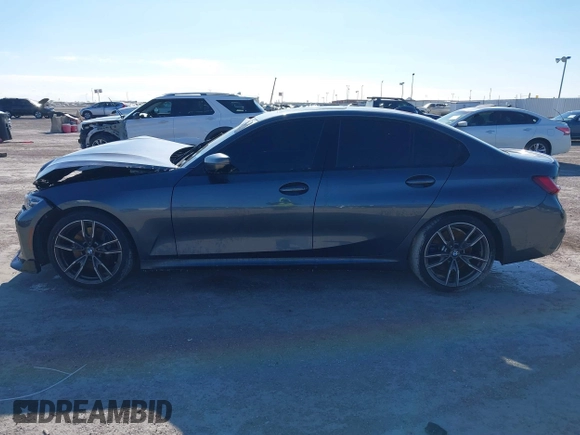 2020 BMW 3 Series M340i with VIN WBA5U7C04LFH15329, listed as a IAAI auction lot 41383675 with Not Provided miles. Bid and sale history available at carsss.com. Image 15.