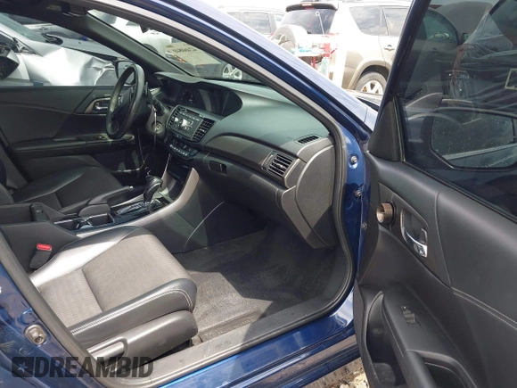 2016 Honda Accord Sport z VIN 1HGCR2F59GA046384, wystawiony jako IAAI lot #42460840 z przebiegiem 184 329 mil mil oraz . Historia ofert i sprzedaży dostępna na DreamBid. Obrazek 5.
