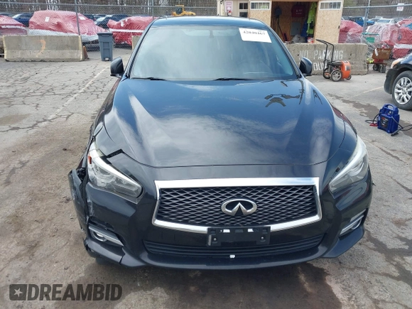 2016 Infiniti Q50 3.0t Premium with VIN JN1EV7AR7GM344539, listed as a IAAI auction lot 42040467 with 162,979 mi miles. Bid and sale history available at carsss.com. Image 12.