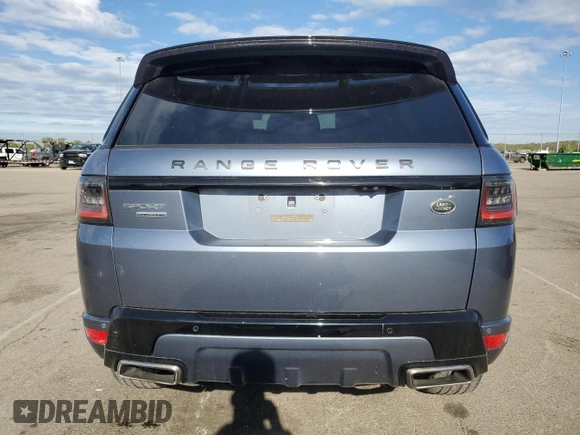 2019 Land Rover Range Rover Sport Dynamic with VIN SALWR2RE4KA821179, listed as a Copart auction lot 54288975 with 64,952 mi miles and Salvage title. Bid and sale history available at DreamBid. Image 6.