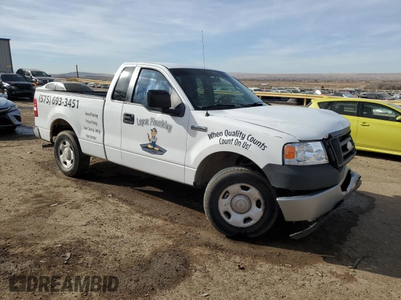 2007 Ford F-150 XL with VIN 1FTRF12287KC42057, listed as a Copart auction lot 85299854 with 2,060,155 mi miles and Salvage title. Bid and sale history available at DreamBid. Image 4.