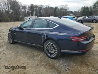 2023 Genesis G80 with VIN KMTGE4S17PU006945, listed as a Copart auction lot 53444715 with 5,402 mi miles and Clean Title. Bid and sale history available at carsss.com. Image 2.