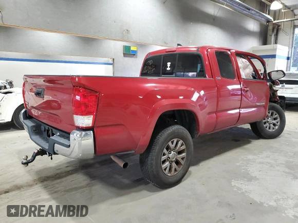 2017 Toyota Tacoma SR with VIN 5TFSX5EN2HX049855, listed as a Copart auction lot 83254854 with 111,711 mi miles and Salvage title. Bid and sale history available at DreamBid. Image 3.