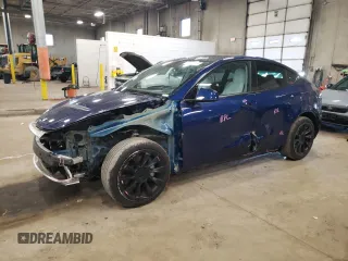 2023 Tesla Model Y Long Range with VIN 7SAYGDEE7PA180793, listed as a Copart auction lot 46706855 with 18,136 mi miles and Non Repairable. Bid and sale history available at DreamBid. Image 1.