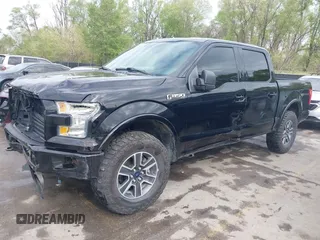 2017 Ford F-150 XL with VIN 1FTEW1EF9HKC54488, listed as a IAAI auction lot 42010877 with 186,860 mi miles. Bid and sale history available at carsss.com. Image 2.