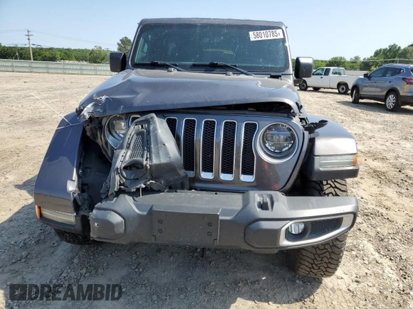 2018 Jeep Wrangler Unlimited Sahara with VIN 1C4HJXEG5JW221302, listed as a Copart auction lot 58010785 with 96,211 mi miles and Salvage title. Bid and sale history available at DreamBid. Image 5.