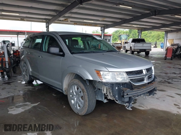 2014 Dodge Journey SE with VIN 3C4PDCAB1ET194066, listed as a IAAI auction lot 42117527 with 184,490 mi miles and . Bid and sale history available at carsss.com. Image 1.