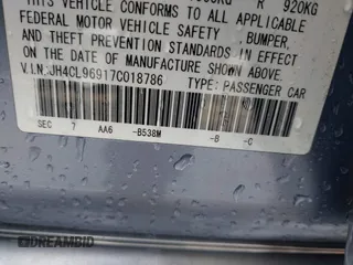2007 Acura TSX Navi z VIN JH4CL96917C018786, wystawiony jako IAAI lot #42240660 z przebiegiem 97 422 mil mil oraz . Historia ofert i sprzedaży dostępna na DreamBid. Obrazek 9.