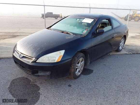 2007 Honda Accord Cpe EX-L with VIN 1HGCM72607A018208, listed as a IAAI auction lot 41797291 with 200,318 mi miles. Bid and sale history available at carsss.com. Image 2.