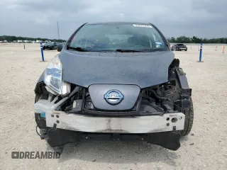 2013 Nissan LEAF S with VIN 1N4AZ0CP1DC421738, listed as a Copart auction lot 55237555 with 60,851 mi miles and Salvage title. Bid and sale history available at DreamBid. Image 5.