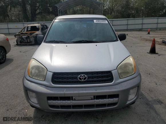 2003 Toyota RAV4 with VIN JTEGH20V230088676, listed as a Copart auction lot 49855955 with 207,739 mi miles and Salvage Title. Bid and sale history available at carsss.com. Image 5.