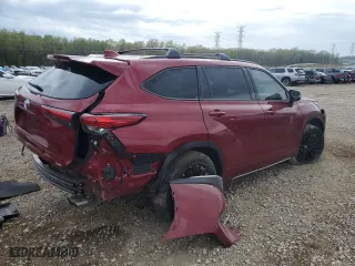 2023 Toyota Highlander L with VIN 5TDKDRAH1PS021615, listed as a Copart auction lot 51592695 with 41,679 mi miles and Salvage Title. Bid and sale history available at carsss.com. Image 3.