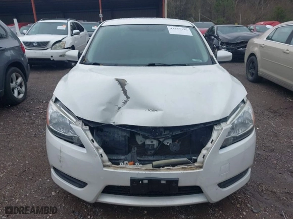 2014 Nissan Sentra SV with VIN 3N1AB7APXEL608866, listed as a IAAI auction lot 41557136 with 119,415 mi miles. Bid and sale history available at carsss.com. Image 6.