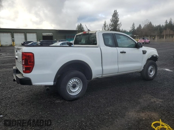 2019 Ford Ranger XL with VIN 1FTER1EH7KLA50248, listed as a Copart auction lot 48255475 with 19,958 mi miles and Salvage Title. Bid and sale history available at carsss.com. Image 3.