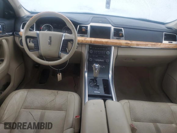 2009 Lincoln MKS with VIN 1LNHM93RX9G613958, listed as a Copart auction lot 49293785 with Not Provided miles and Salvage Title. Bid and sale history available at DreamBid. Image 8.